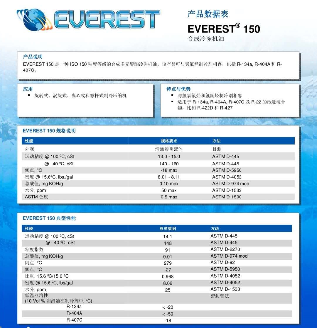 泰源同盛冷凍潤滑油